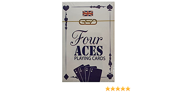 GSD Four Aces Playing Cards Plastic Coated