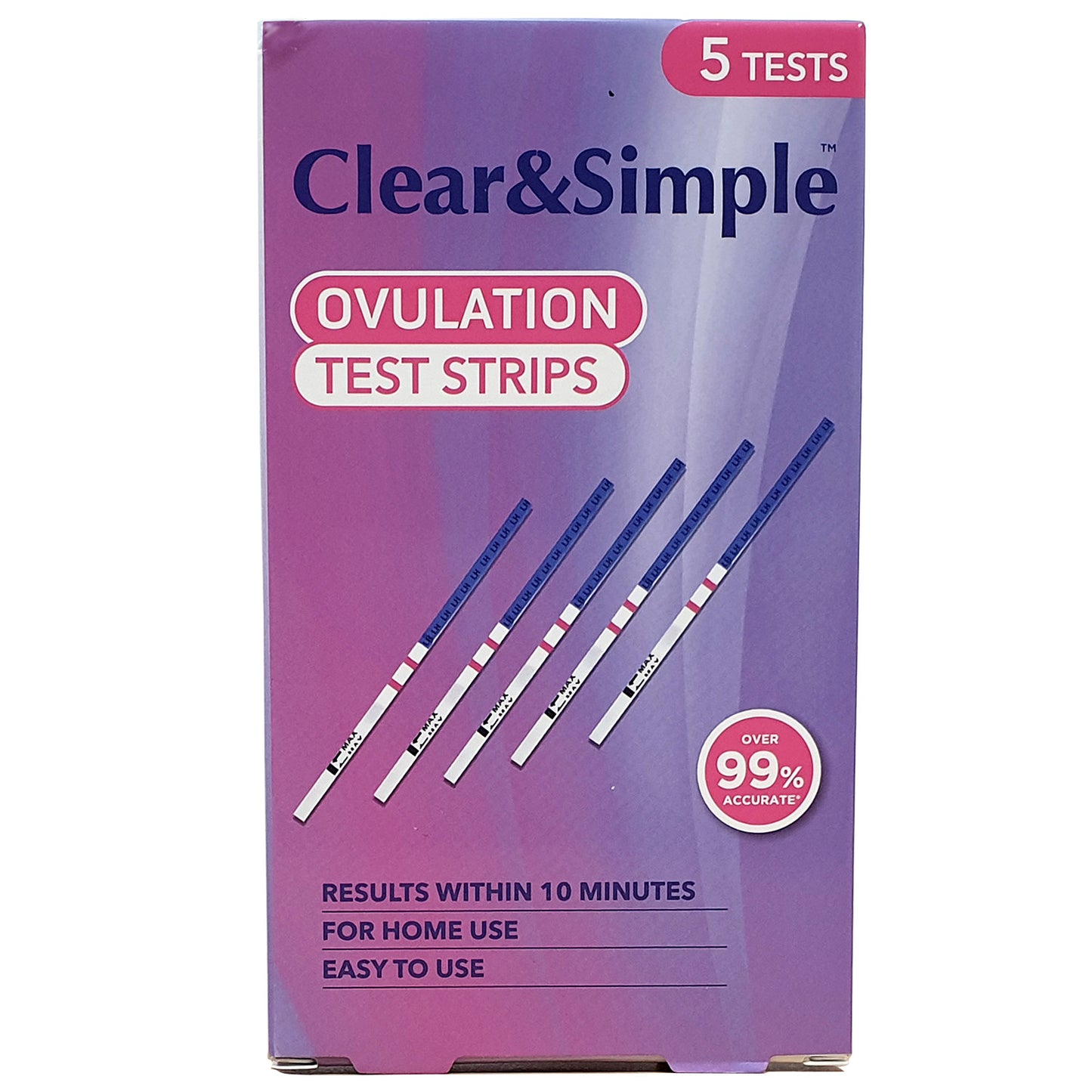 Healthpoint Clear & Simple 5 Test Ovulation Test Strips