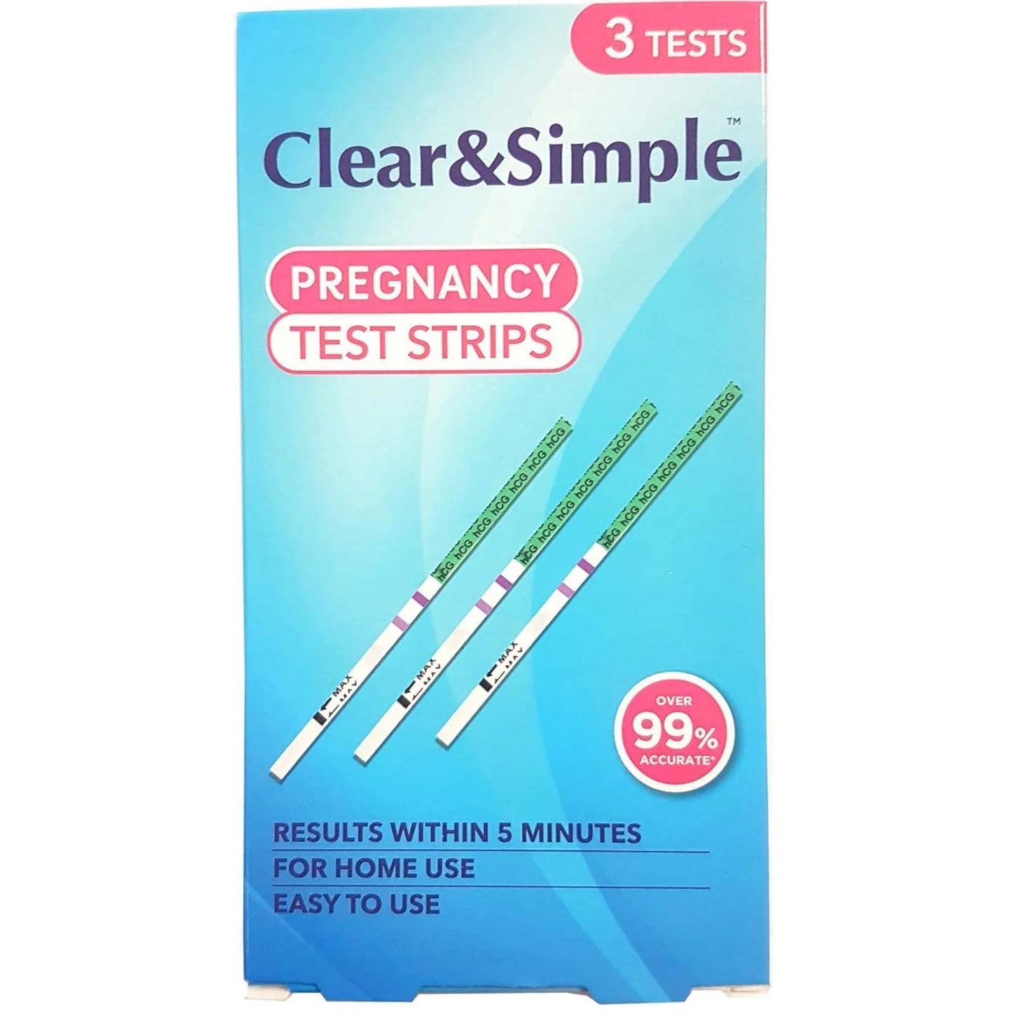 Healthpoint Clear & Simple Pregnancy Test Dip Strips 3's
