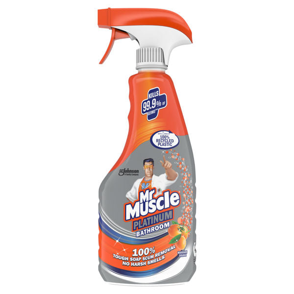 Mr Muscle 500ml Platinum Bathroom Spray