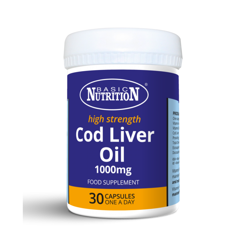 Basic Nutrition Cod Liver Oil 1000mg 30's
