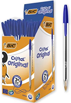 Bic Ball Point Pen Blue - 50 Pack