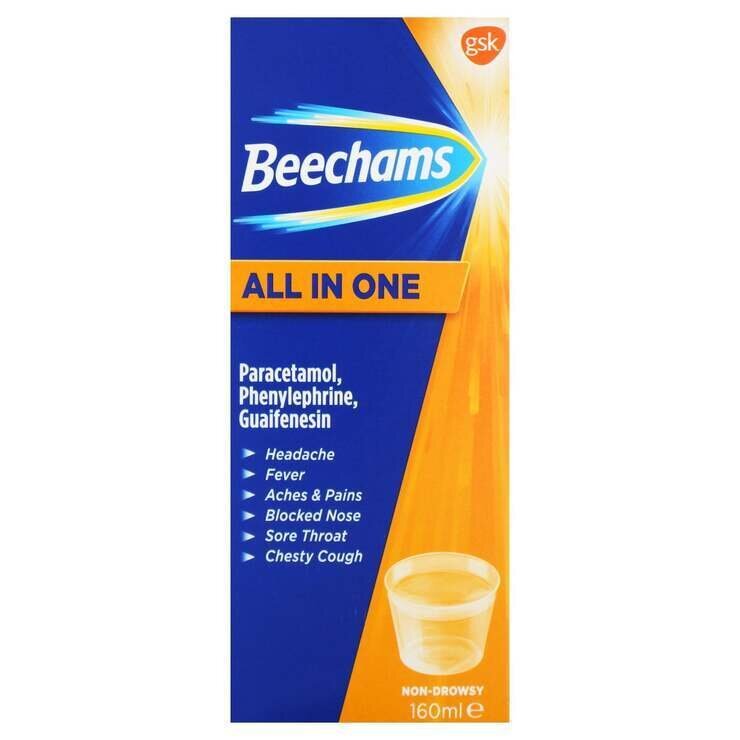 Beechams All In One Liquid 160ml