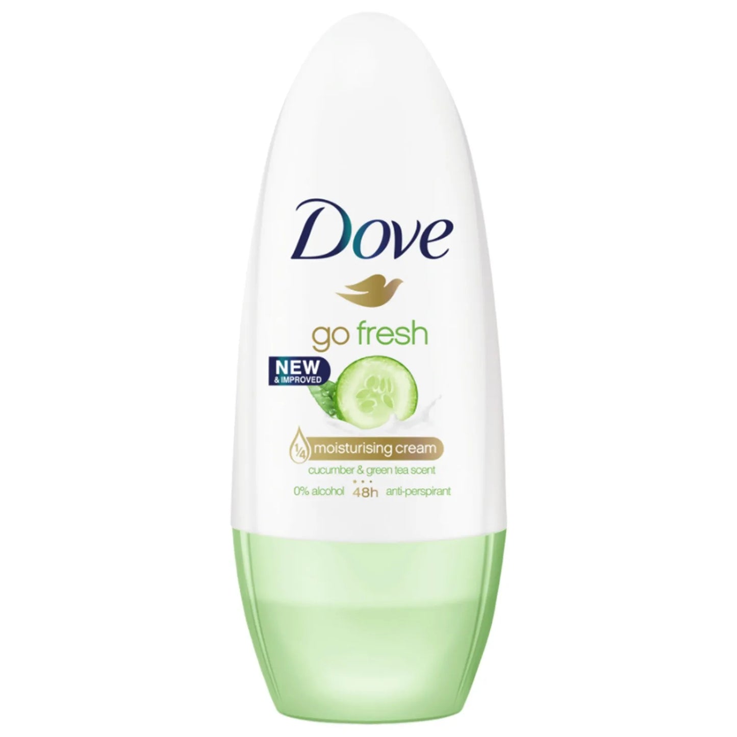 Dove Antiperspirant Roll On Fresh Cucumber & Green Tea 50ml