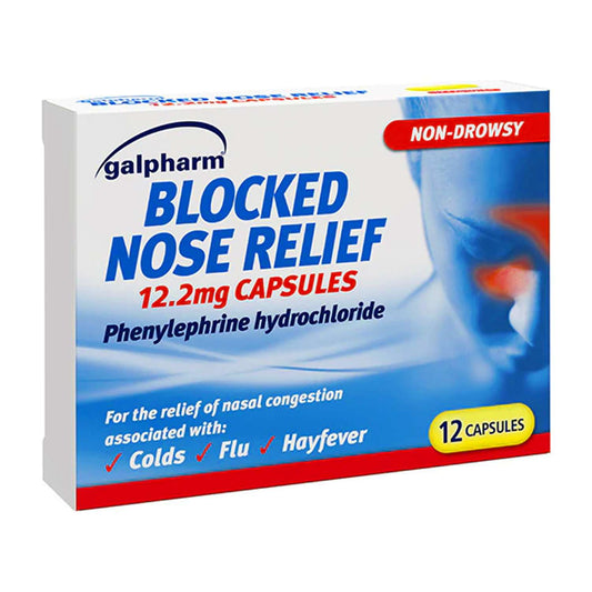 Galpharm Blocked Nose Relief Capsules 12's