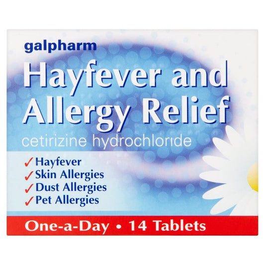 Galpharm Hayfever & Allergy Cetirizine 14's