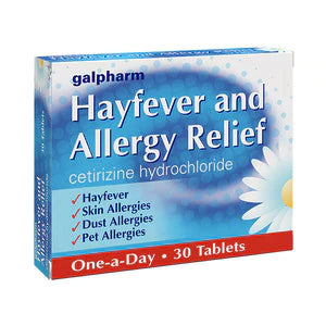 Galpharm Hayfever & Allergy Cetirizine 30's