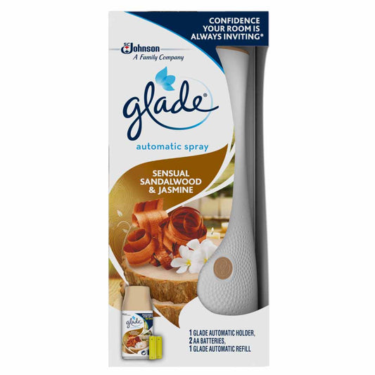 Glade Auto Spray Holder 269ml Bali Sandalwood & Jasmine