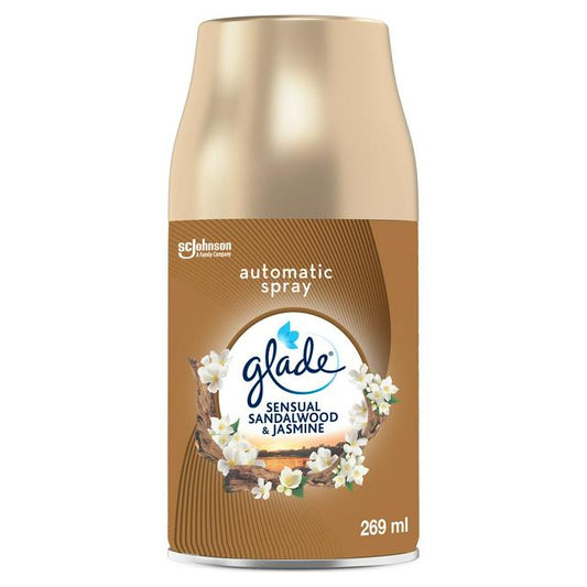 Glade Auto Spray Refill 269ml Sandalwood & Jasmine