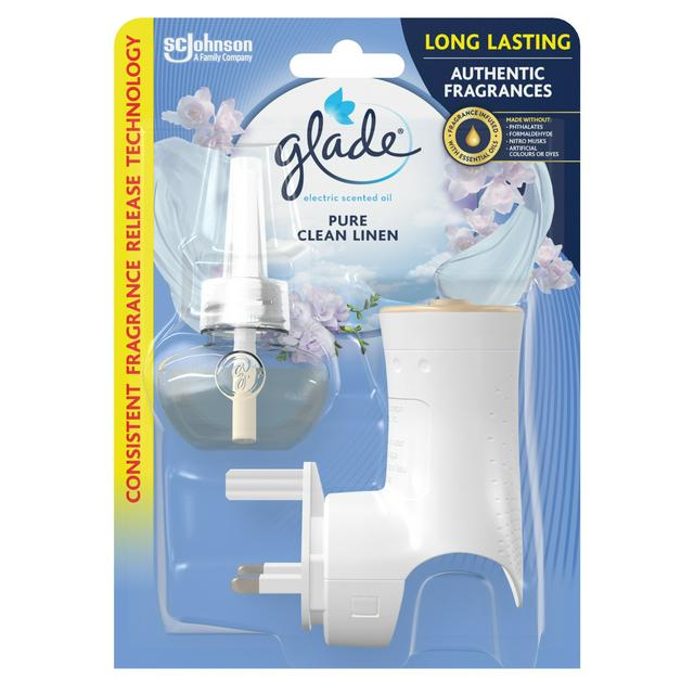 Glade Plug In Holder 20ml Clean Linen