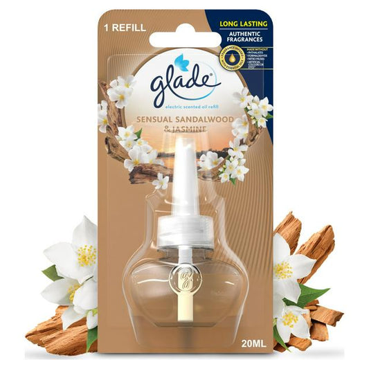 Glade Plug In Refill 20ml Sensual Bali Sandalwood & Jasmine