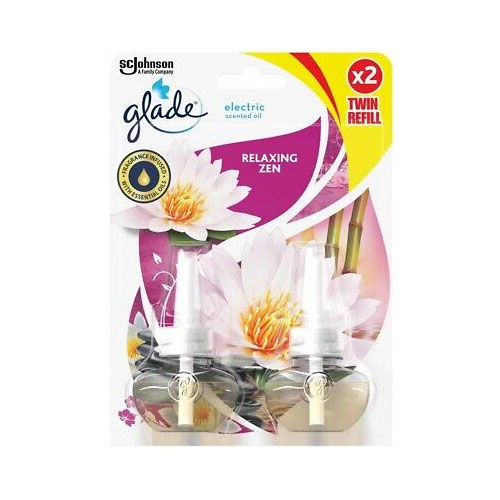 Glade Plug In Refill Twin 20ml Relaxing Zen