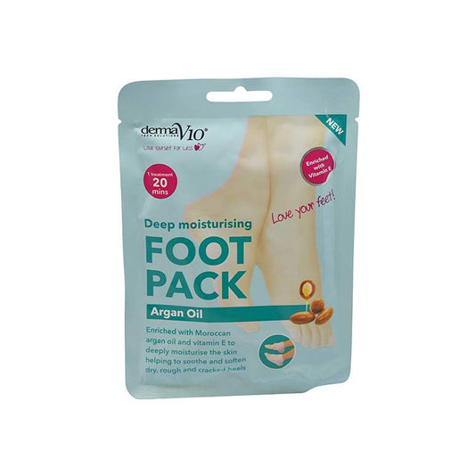 Healthpoint Derma V10 Moisturising Foot Pack Argan Oil