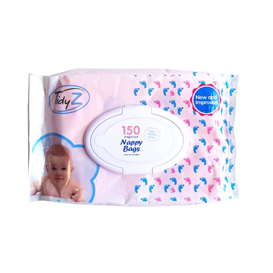 TidyZ Nappy Bags 150's Clip Close Lid